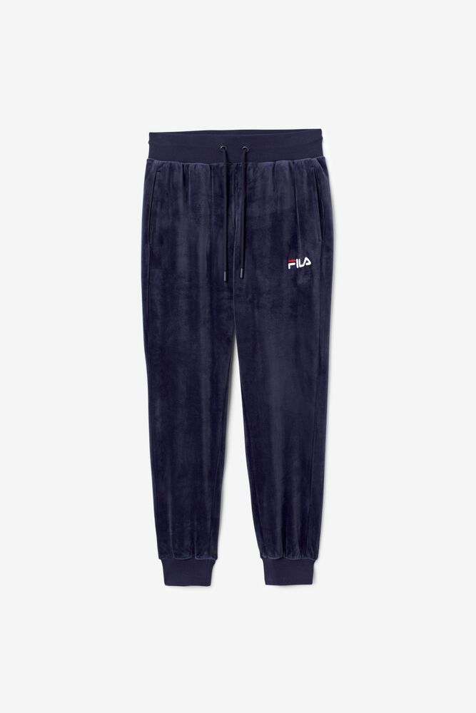 Fila Bukser Dame Mørkeblå Zura Velour Jogger LFU-854369